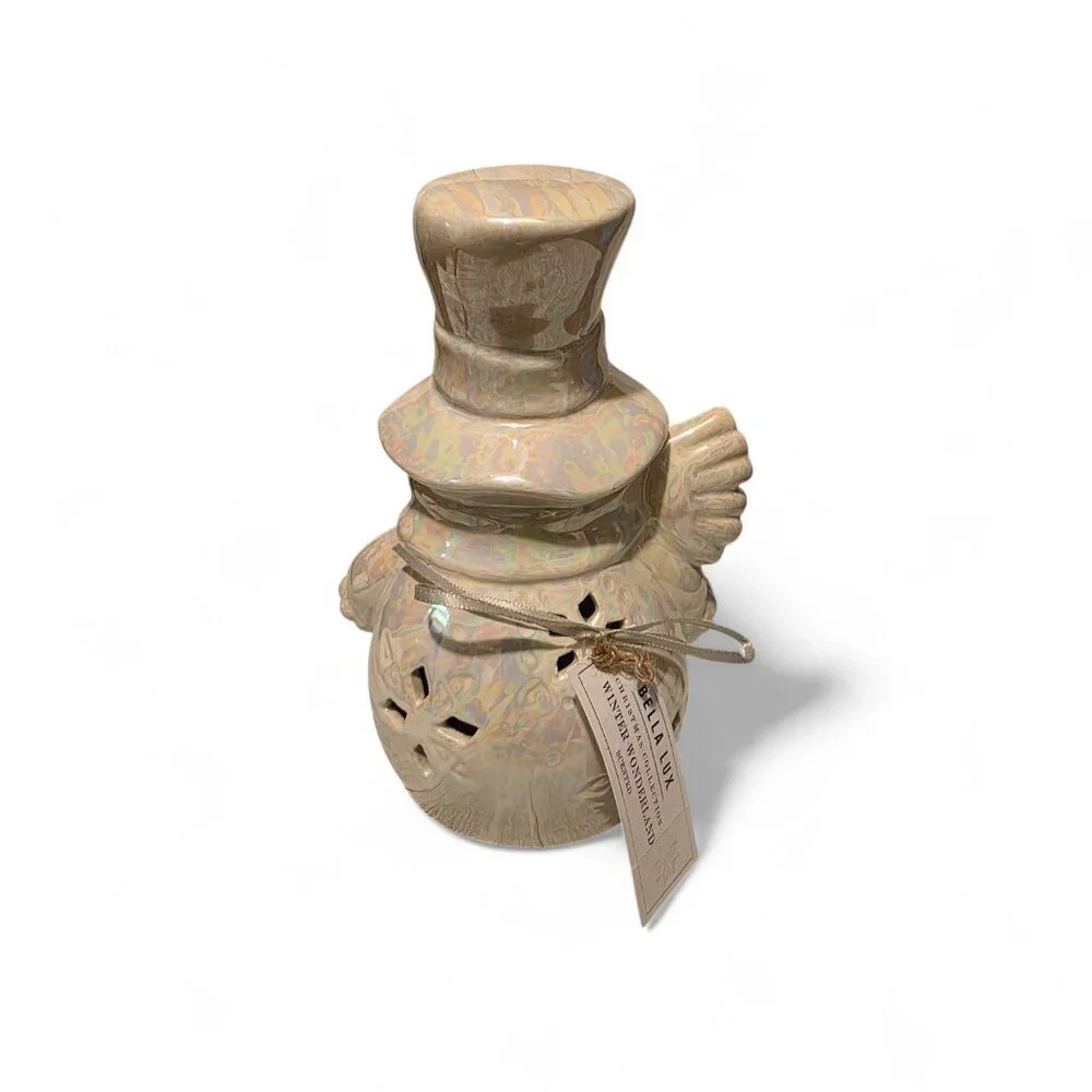 Scented Sachet Diffuser Ceramic Snowman by BellaLux